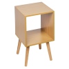 Cube Bookcase With Scandinavian Legs