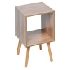 Cube Bookcase With Scandinavian Legs