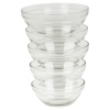 5 PC Glass Bowls With Lids [853160] [185316]