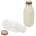 1L Glass Bottle With Copper Colour Lid [324788]