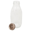 1L Glass Bottle With Copper Colour Lid [324788]