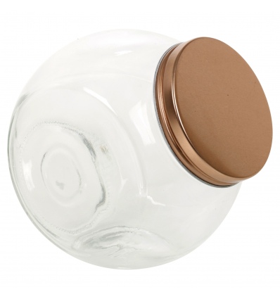 Hermetic Candy Jar With Copper Colour Lid [324771]