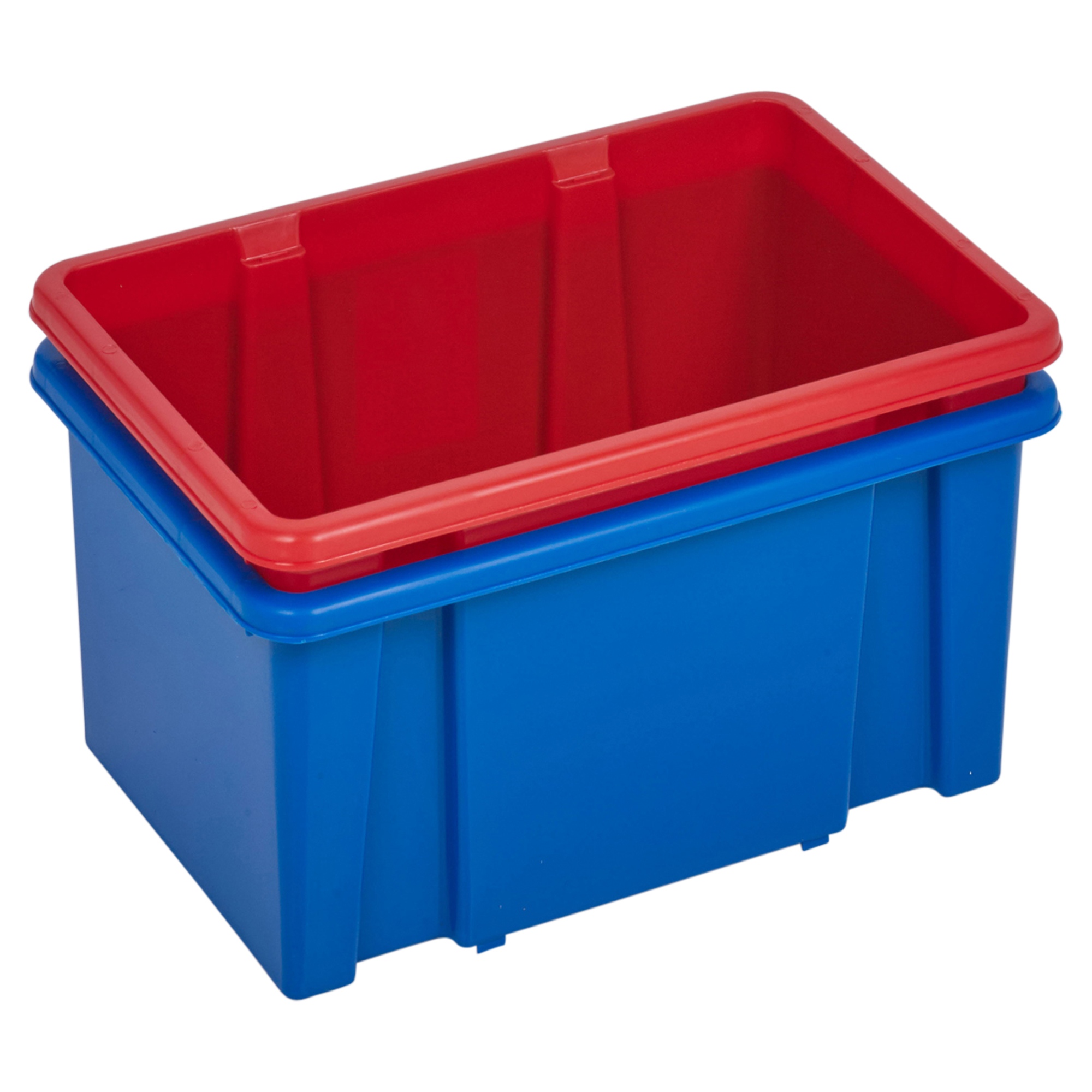 Coloured Plastic Storage Boxes Set High Quality Stackable Container