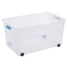 60 Liter Storage Box Clippy with Folding Lid And Wheels [TML260] [004259]