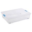 80 Liter Underbed Storage Box Clippy with Folding Lid And Wheels [TML280] [004266]