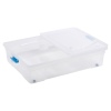 80 Liter Underbed Storage Box Clippy with Folding Lid And Wheels [TML280] [004266]