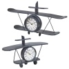 Plane Model Shelve Clock