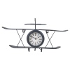 Plane Model Shelve Clock