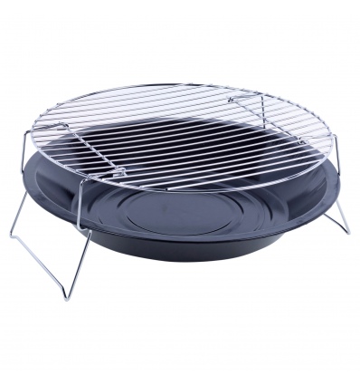 Round Portable BBQ Grill 360x135mm [300898]