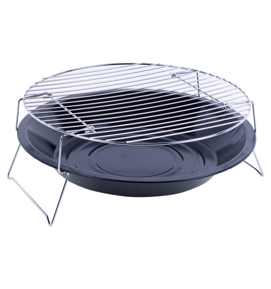 Zeug roltrap Sentimenteel Round Portable BBQ Grill 360x135mm [300898]