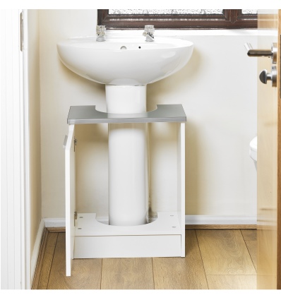 Tamar Bathroom Under Sink White Unit [8337043]