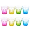 Multi-Colour 290ML Drinking Glasses [007637]