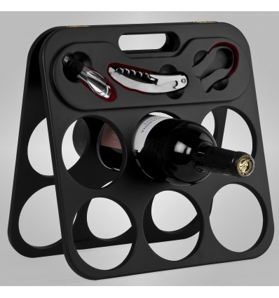 4 Piece Wine Set Bottle Holder