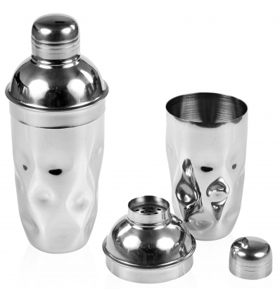 Hammered Effect Stainless Steel Cocktail Shaker [918342]