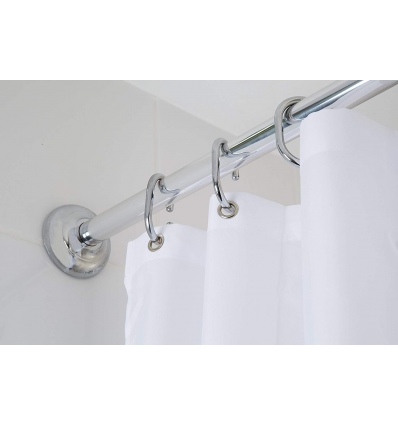 CROYDEX CHROME MODULAR SHOWER CURTAIN ROD [078667]