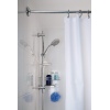 CROYDEX CHROME MODULAR SHOWER CURTAIN ROD [078667]