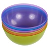 6 Piece Colourful Plastic Bowls [538925]