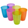 6 Piece Colourful Plastic Bowls [538925]