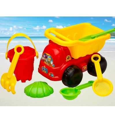 7 Pcs Sand Truck - 22cm [319223]