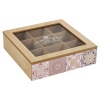 Wooden Tea Box 24x24x7cm [464511]