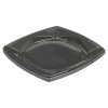 20 Nupik Large Black Square Disposable Plates [018173]