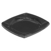 20 Nupik Large Black Square Disposable Plates [018173]