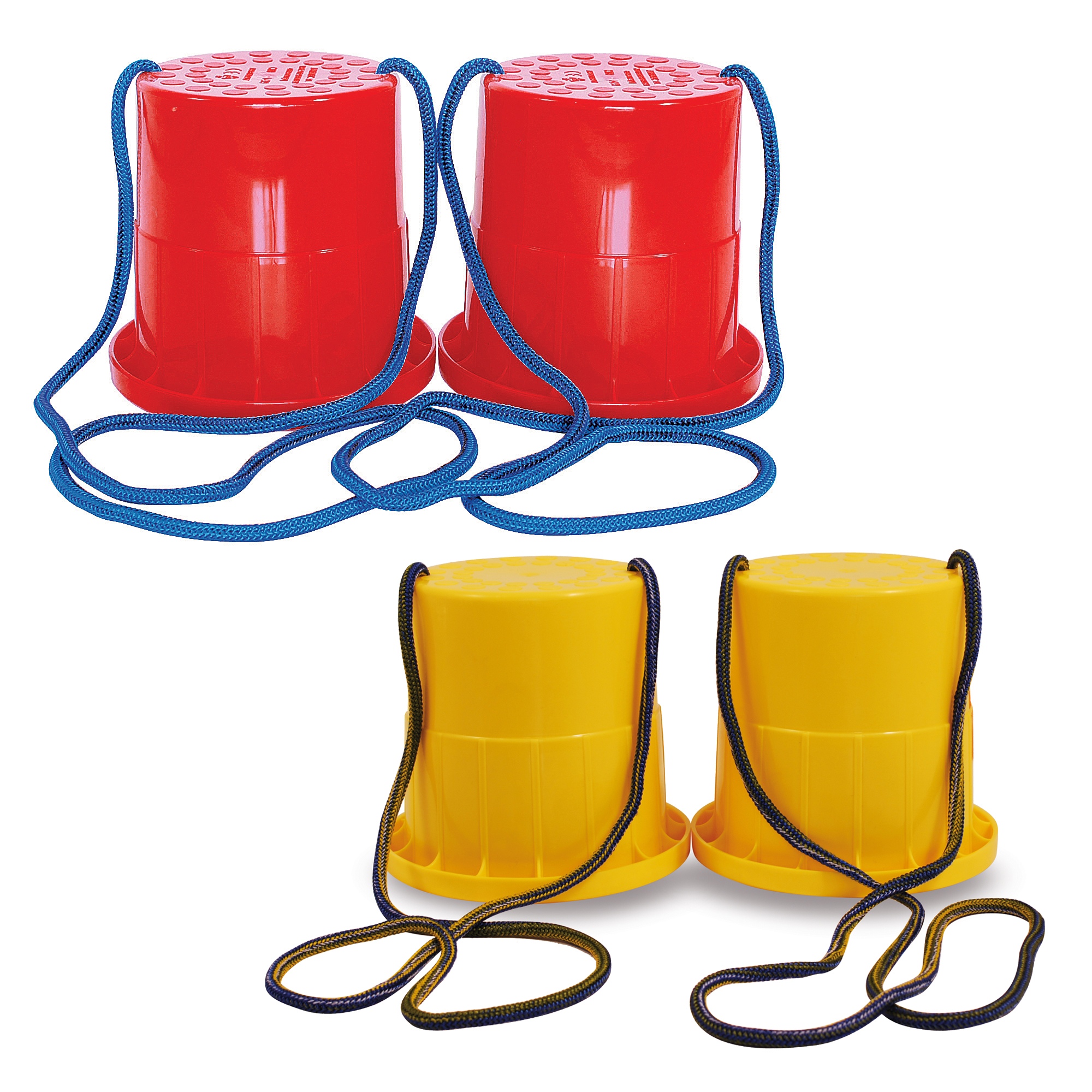 Kids Colourful Plastic Beach Bucket Stilts Game Summer Indoor Outdoor