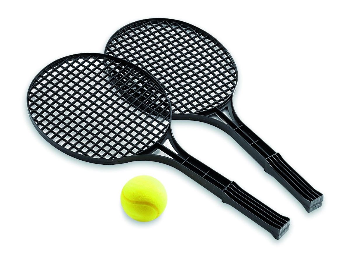 Kids 4452cm Plastic Tennis Racket Game Set Summer Outdoor Beach Garden