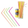 Multi Coloured Neon Straws Pack of 1000