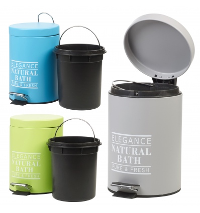 Elegance Natural Bath Pedal Bin 3L [870933]