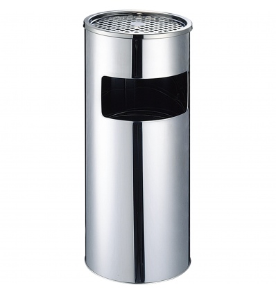 17L SATIN FINISH STAINLESS STEEL ASH BIN [397809]