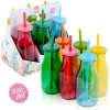 230ml Drinking Mini Bottle Glasses Set of 6 Assorted [976786]