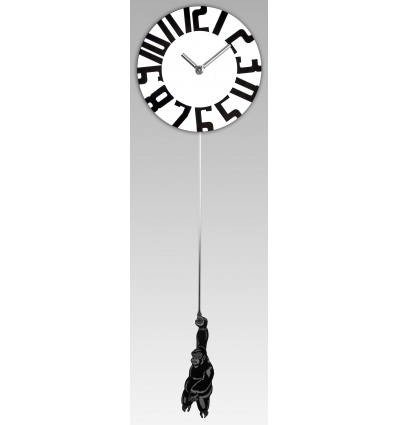 Swinging Monkey Hanging Clock [740228]