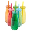230ml Drinking Mini Bottle Glasses Set of 6 Assorted [976786]