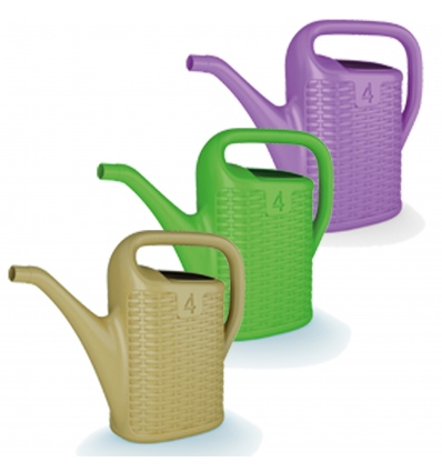 4 Litre Rattan Design Watering Can