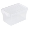 Storage Box With White Clips