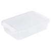 Storage Box With White Clips