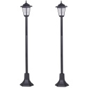 Pro Garden Collection Solar Lantern 107cm Post [604941] X 2 Pack