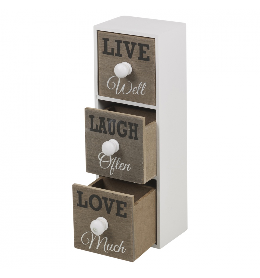 Mini Drawer Cabinet Small Wooden Cupboard