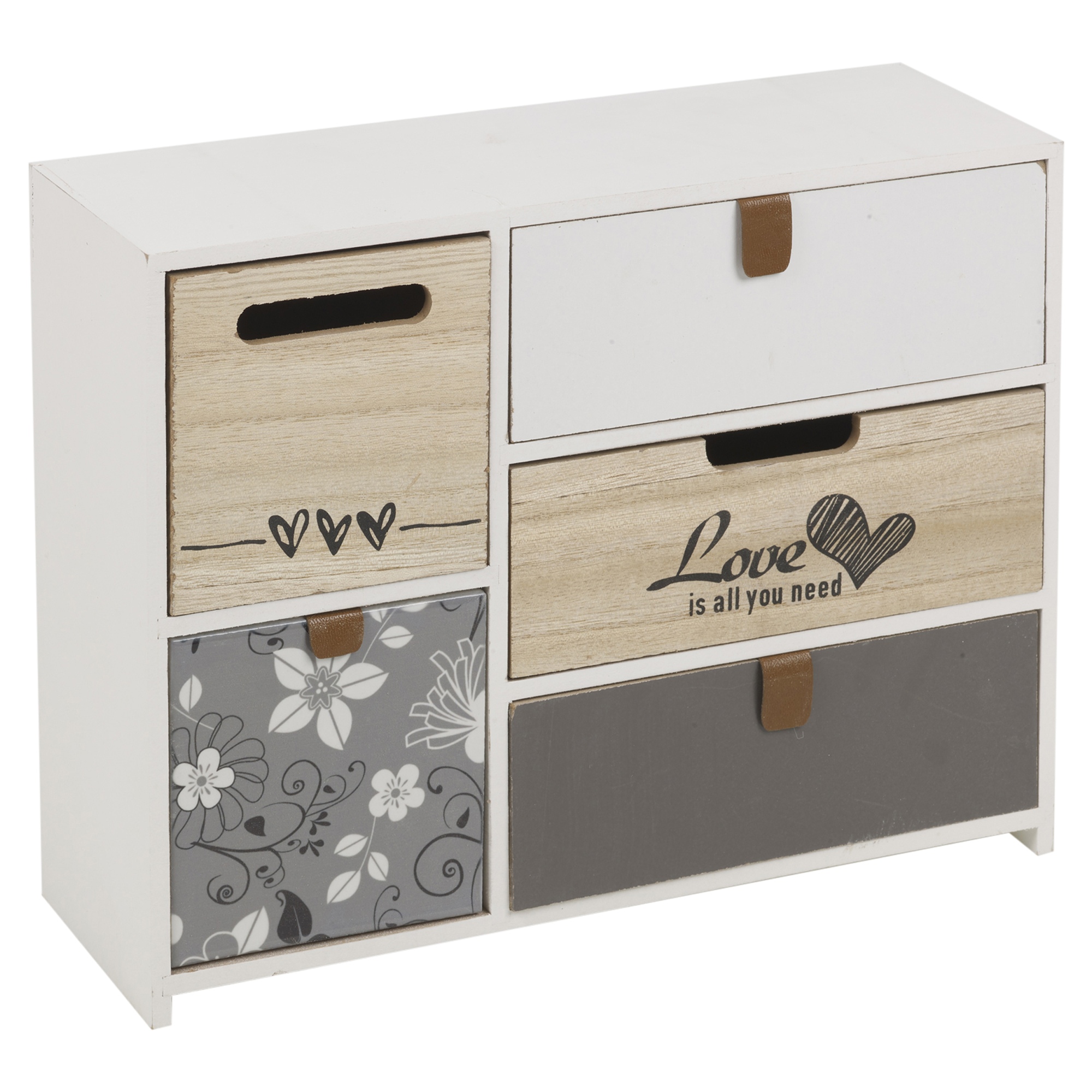 Mini Vintage Wooden Drawers Storage Cabinets Shabby Chic Cupboards