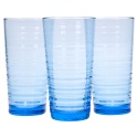 Pasabahce - 3 x 34.5cl Blue Granada Glass [413115]