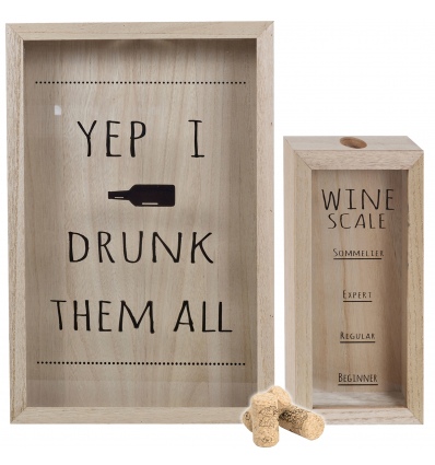 Wooden Wine Cork Dispenser