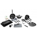 21 Pc Kitchen Starter Pack Black Marble [801017]