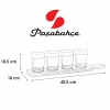 Pasabahce - 4 Beer Serving  Glasses + 2 Boards [384187]