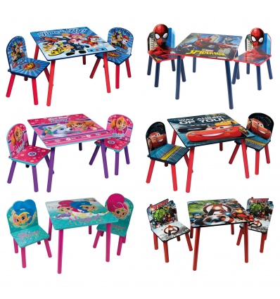 Childrens Wooden Table & Chairs Set