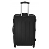 Four Piece 4 Wheel ABS Spinner Suitcase Set - Black