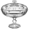 Oval Crystal Bowl With Lid [096396]