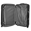 Four Piece 4 Wheel ABS Spinner Suitcase Set - Black