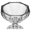 Crystal Oval Bowl on Foot With Lid [096433]