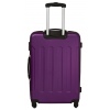 Four Piece ABS Spinner Suitcase Set - Purple